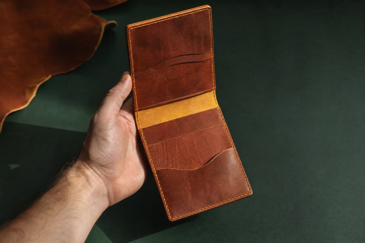 Folio A5 opened out to show its pockets and slots