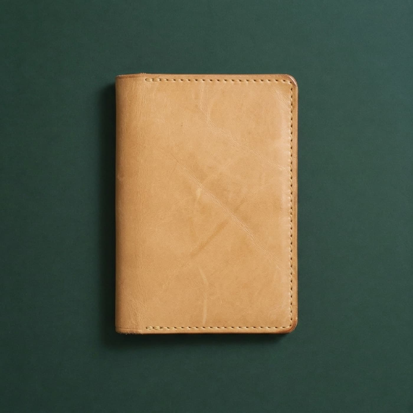 The same passport cover at six months